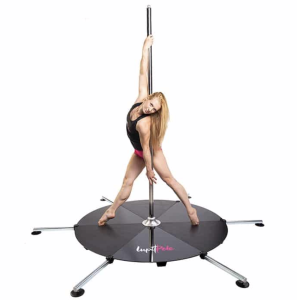 Rurka wolnostojąca Lupit Pole STAGE 45 mm (INOX, chromowana lub czarna) 