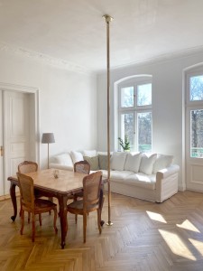 Drążek zawodniczy do studia pole dance i wysokich sufitów CX