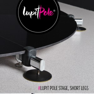 Rurka wolnostojąca Lupit Pole STAGE 45 mm (INOX, chromowana lub czarna) 