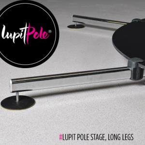 Rurka wolnostojąca Lupit Pole STAGE 45 mm (INOX, chromowana lub czarna) 