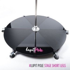 Rurka wolnostojąca Lupit Pole STAGE 45 mm (INOX, chromowana lub czarna) 