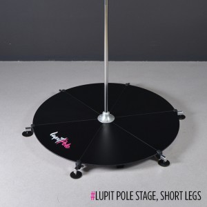 Rurka wolnostojąca Lupit Pole STAGE 45 mm (INOX, chromowana lub czarna) 