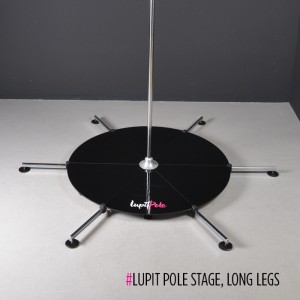 Rurka wolnostojąca Lupit Pole STAGE 45 mm (INOX, chromowana lub czarna) 