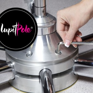 Rurka wolnostojąca Lupit Pole STAGE 45 mm (INOX, chromowana lub czarna) 